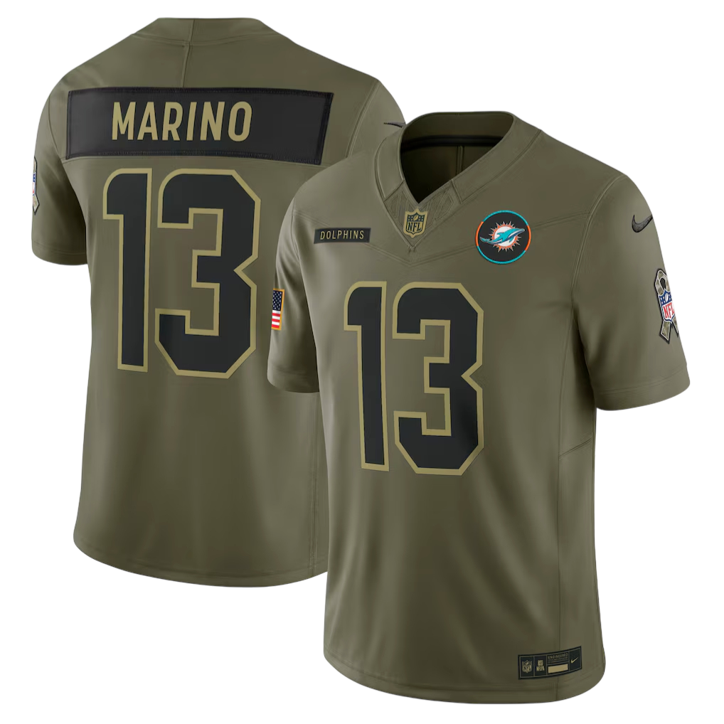 JERSEY SALUTE TO SERVICE MIAMI DOPHINS NFL