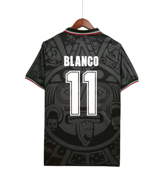 JERSEY MEXICO 1998 ALTERNATIVO NEGRO- EDICION RETRO CLASICA