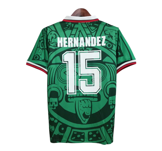 JERSEY RETRO MEXICO 1998 LOCAL VISITA Y 3ER JERSEY