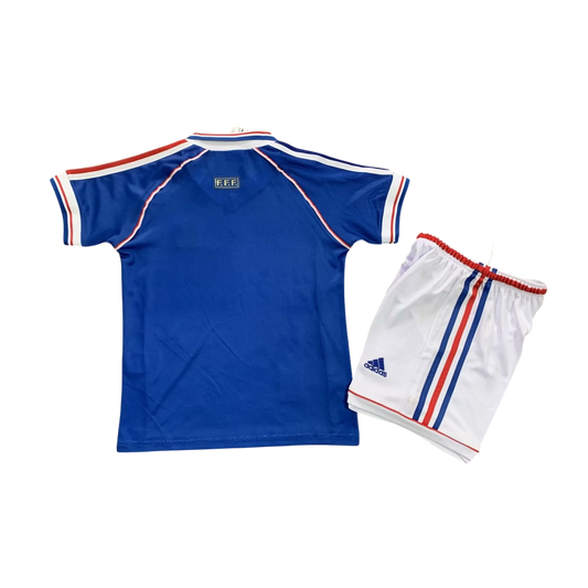JERSEY RETRO PARA NIÑOS FRANCIA 1998 LOCAL Y VISITA