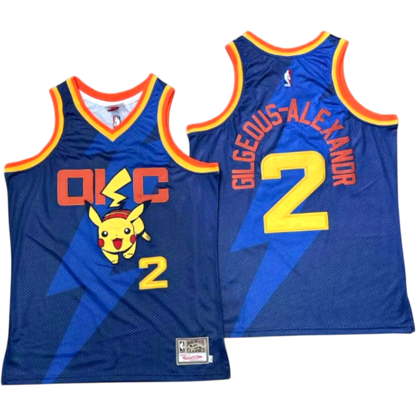 JERSEYS OKC ALEXANDER X PICACHU EDICION ESPECIAL NBA
