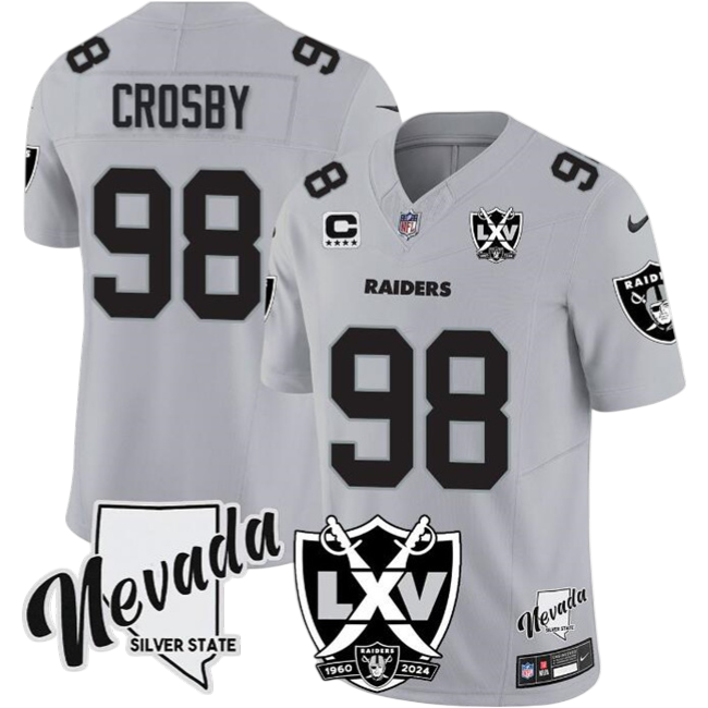 JERSEY LAS VEGAS RAIDERS ALTERNATIVO GRIS NFL