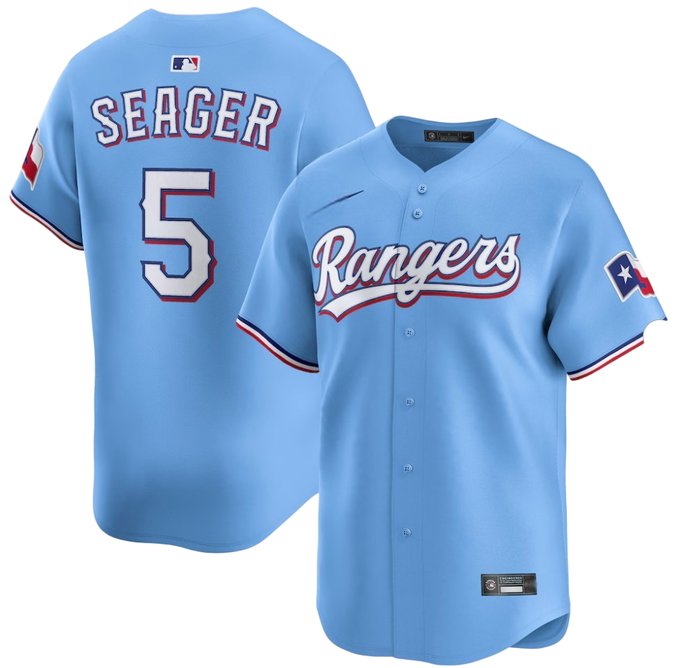 JERSEY TEXAS RANGERS ALTERNATIVO CELESTE MLB