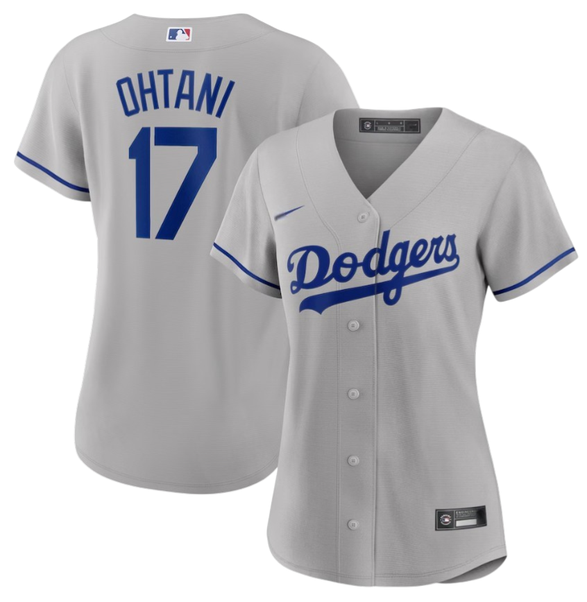 JERSEY DAMA LA DODGERS GRIS MLB