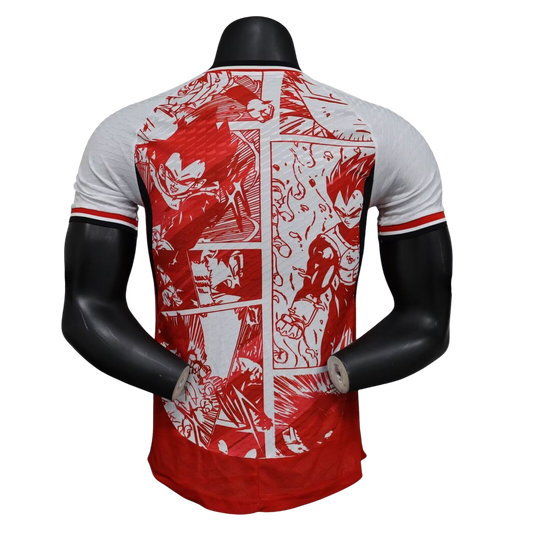 JERSEY ANIME JAPON VEGETA ROJO