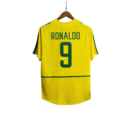 JERSEY RETRO BRASIL 2002 LOCAL Y VISITA