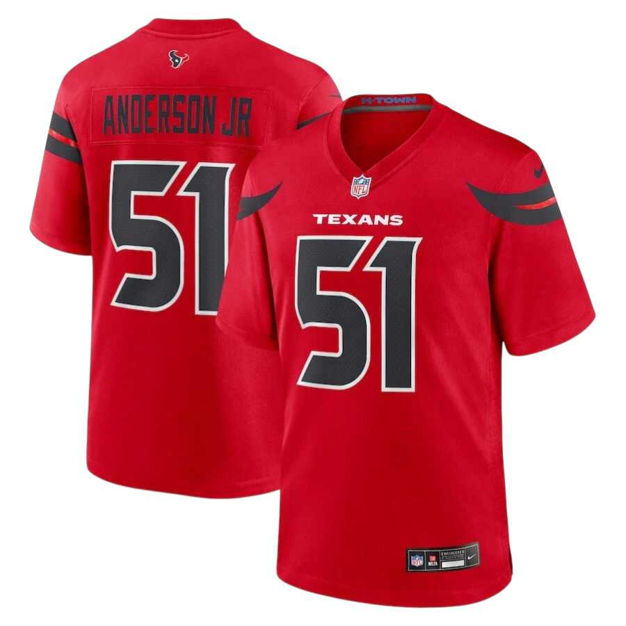 JERSEY HOUSTON TEXANS ALTERNATIVO ROJO NFL