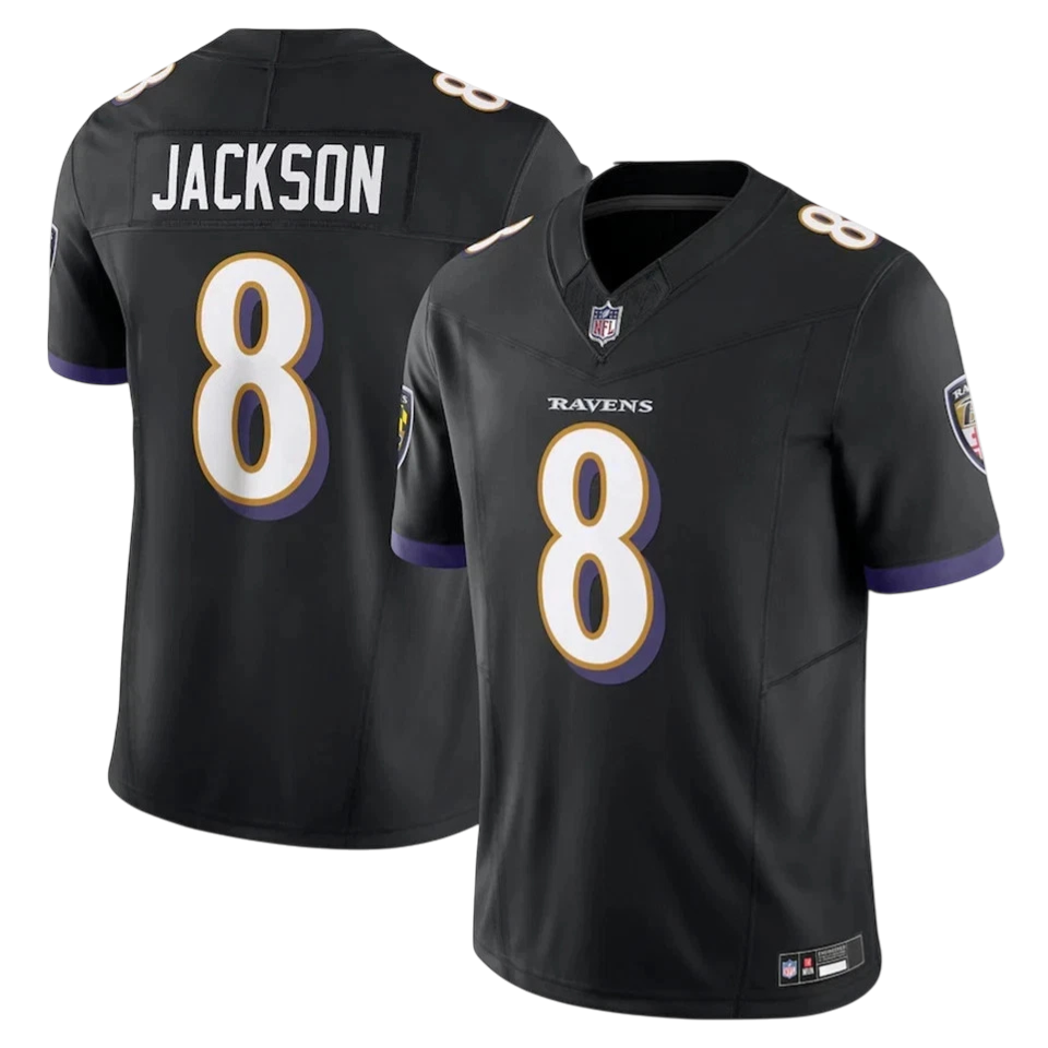 JERSEY BALTIMORE RAVENS ALTERNATIVO NEGRO PARA NIÑOS NFL