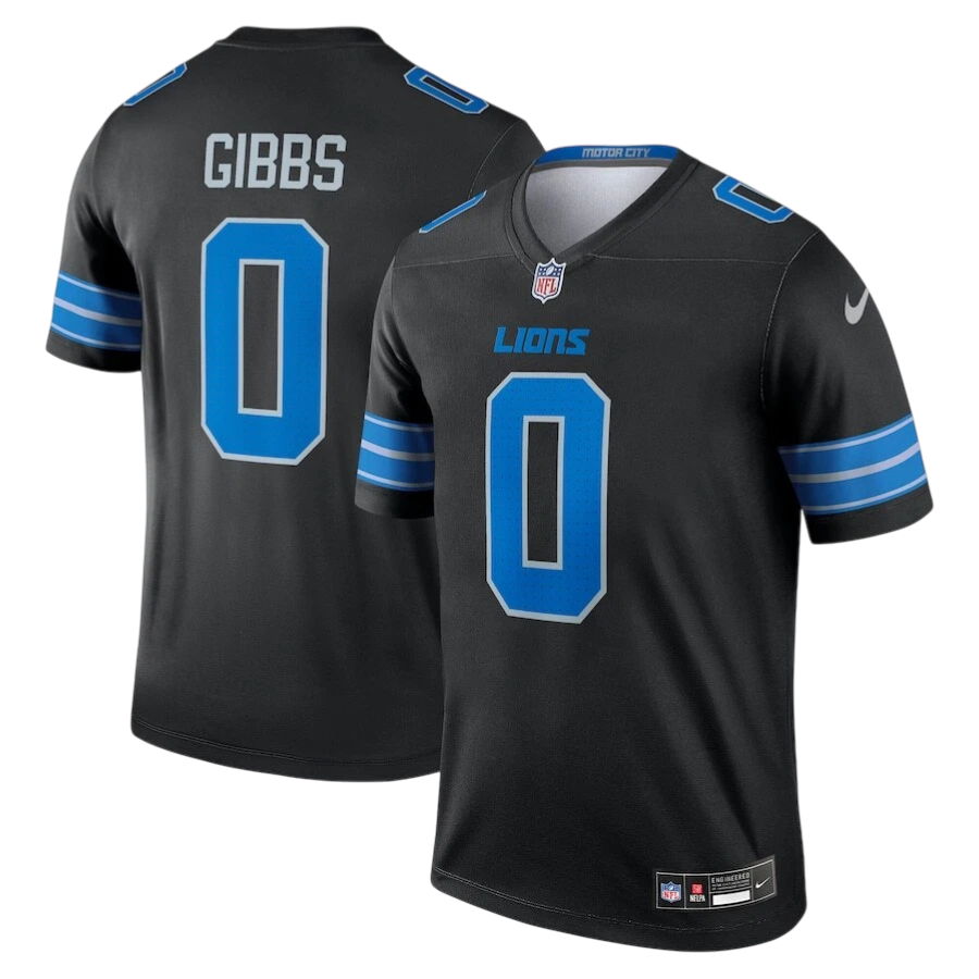 JERSEY DETROIT LIONS ALTERNATIVO NEGRO NFL