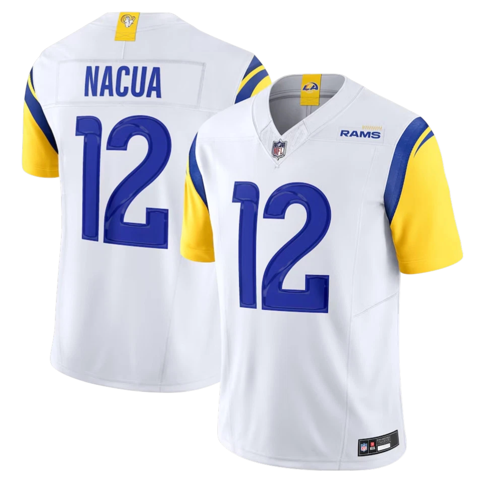 JERSEY LOS ANGELES RAMS VISITA BLANCO NFL