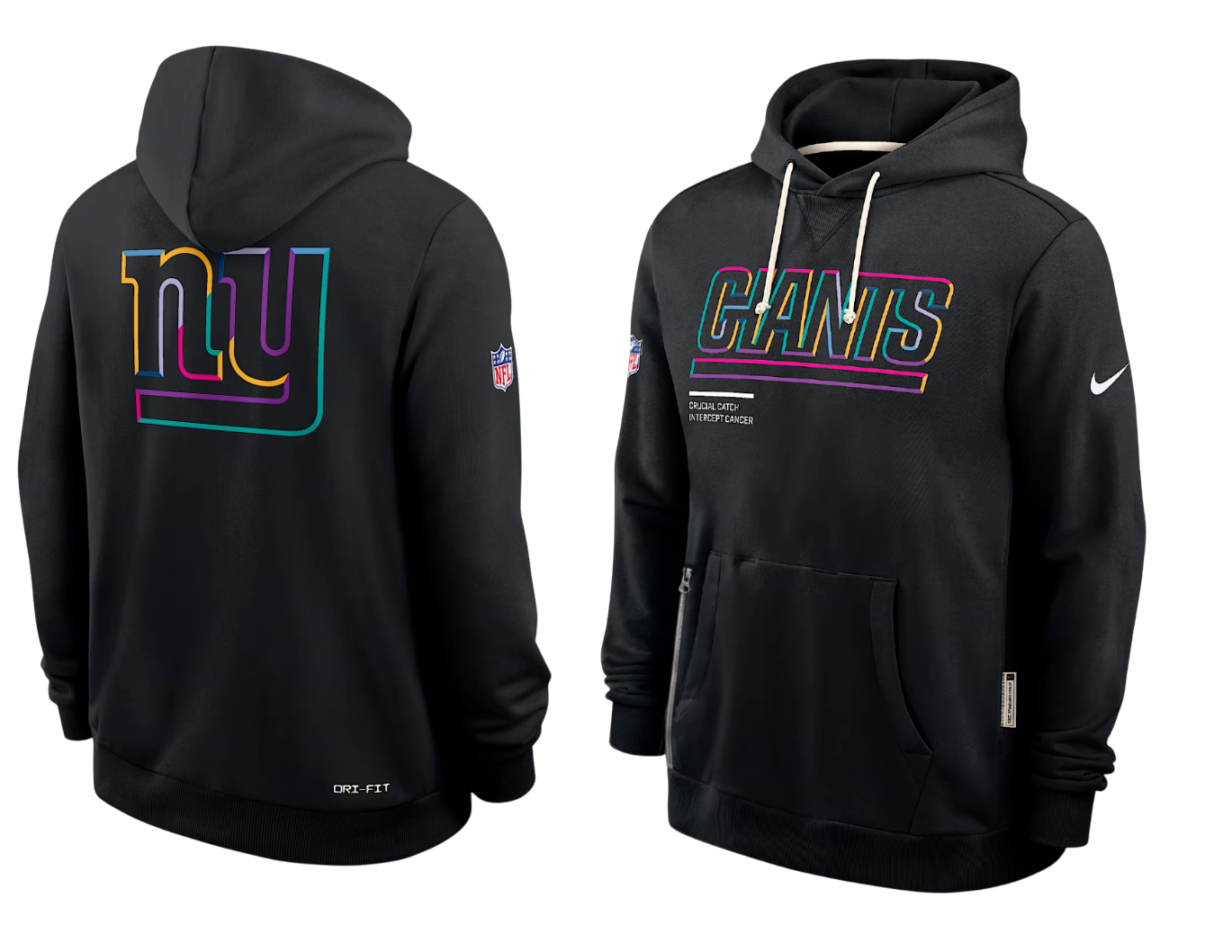 SUDADERA CRUCIAL CATCH 2025 NEW YORK GIANTS NFL HOMBRES