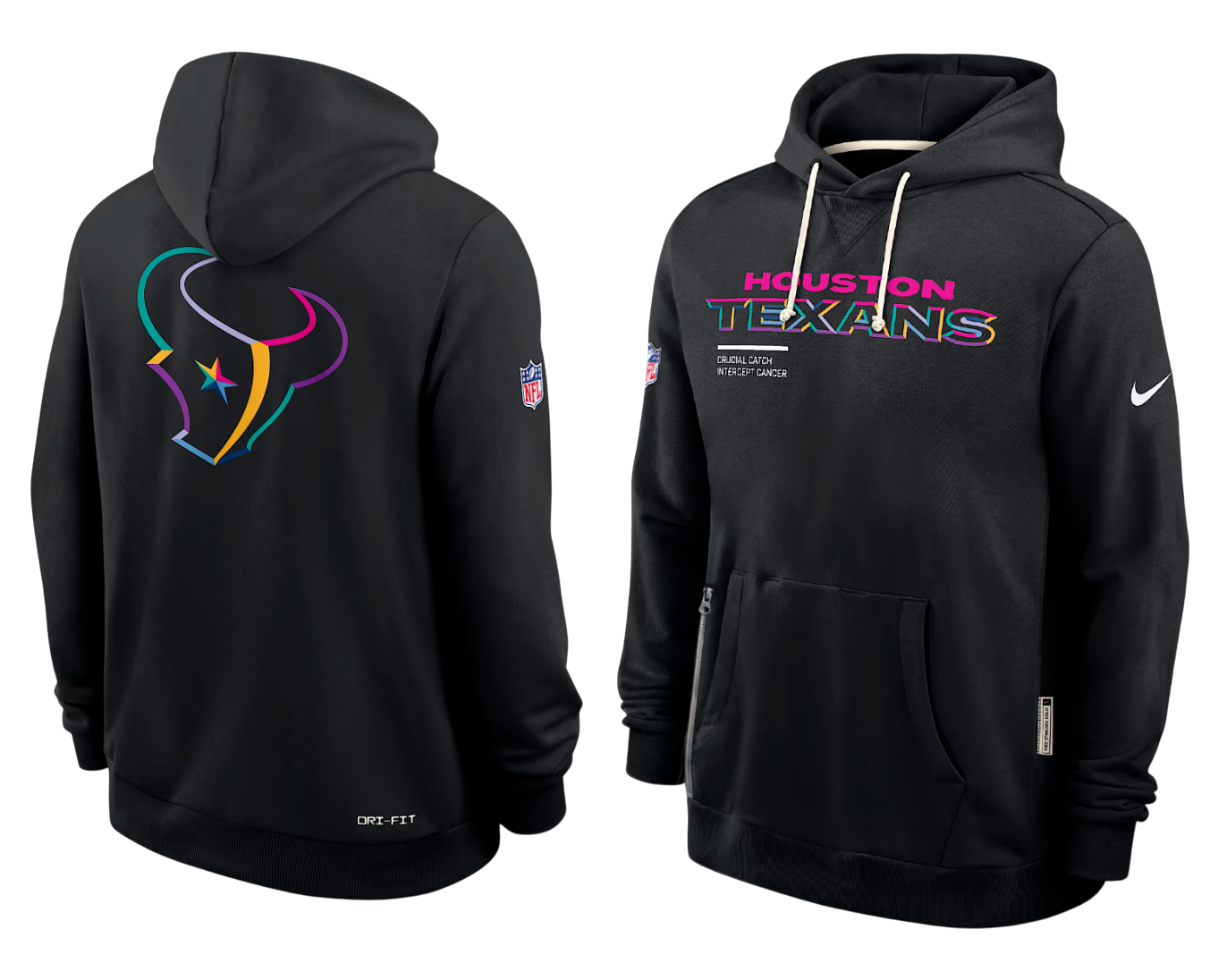 SUDADERA CRUCIAL CATCH 2025 HOUSTON TEXANS NFL HOMBRES