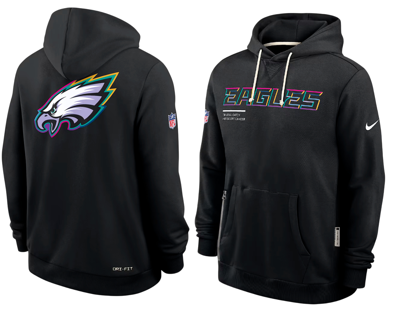 SUDADERA CRUCIAL CATCH 2025 PHILADEPHIA EAGLES NFL HOMBRES