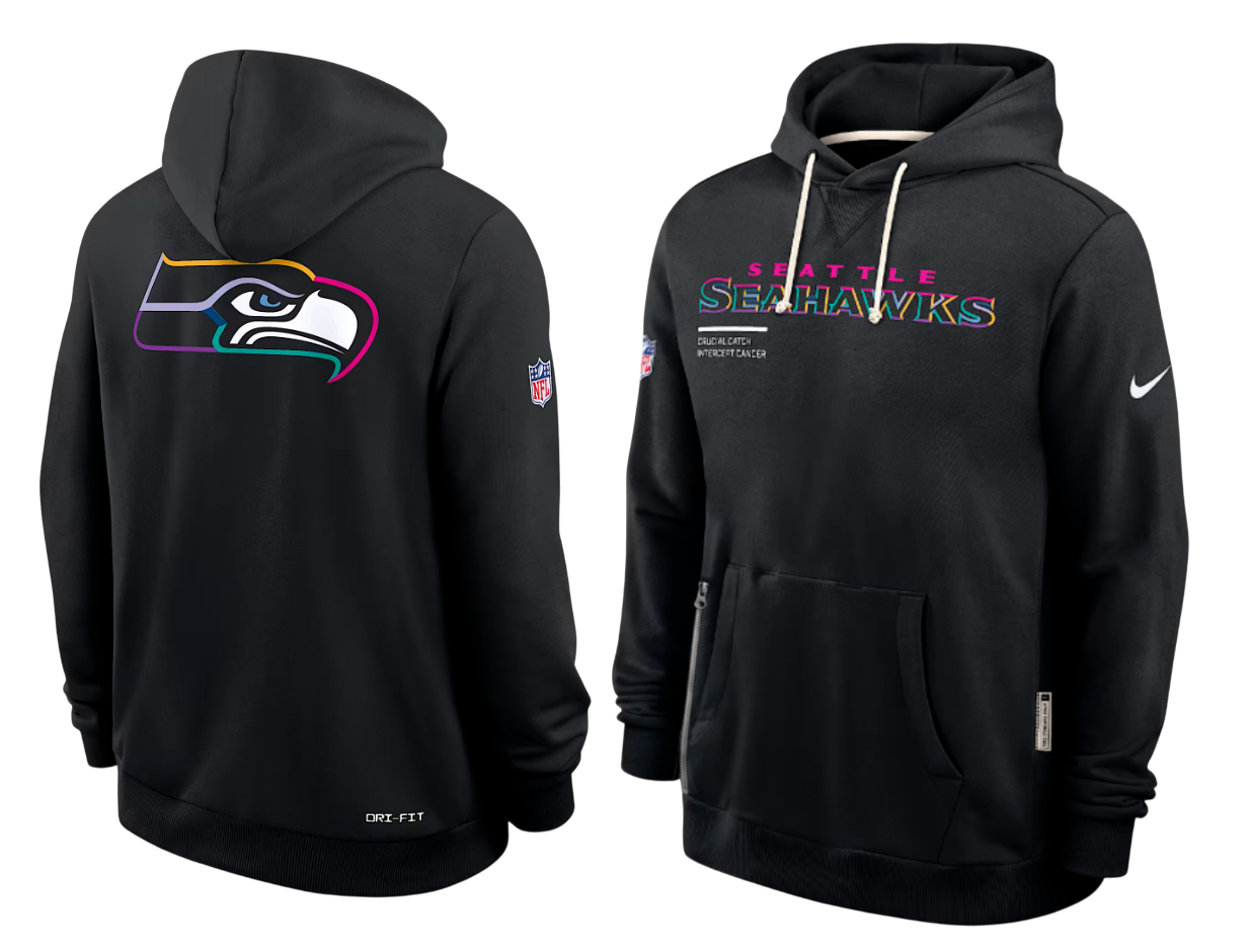 SUDADERA CRUCIAL CATCH 2025 SEATTLE SEAHAWKS NFL HOMBRES