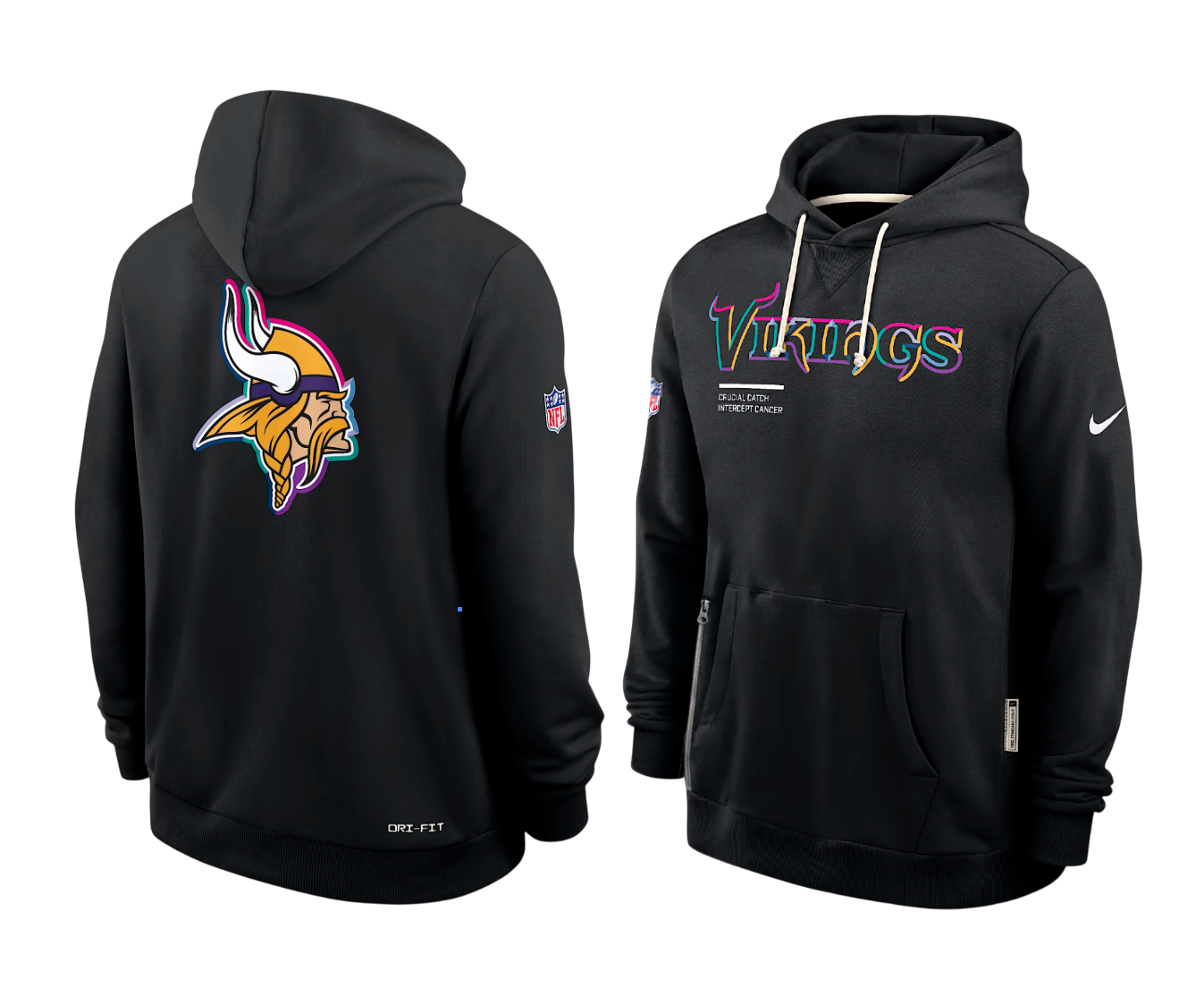SUDADERA CRUCIAL CATCH 2025 MINNESOTA VIKINGS NFL HOMBRES