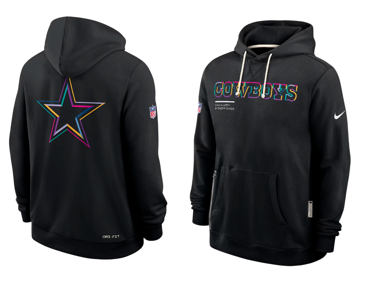 SUDADERA CRUCIAL CATCH 2025 DALLAS COWBOYS NFL HOMBRES