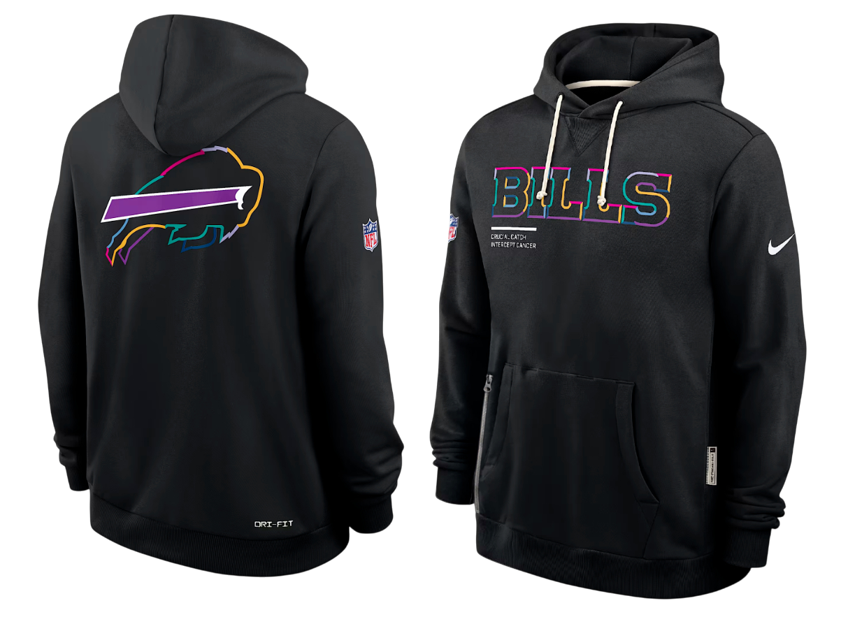 SUDADERA CRUCIAL CATCH 2025 BUFFALO BILLS NFL HOMBRES