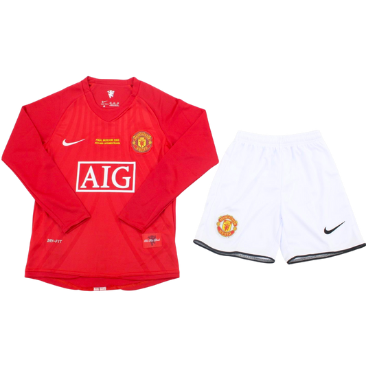CONJUNTO NIÑOS MANCHESTER UTD 2007/2008 LOCAL