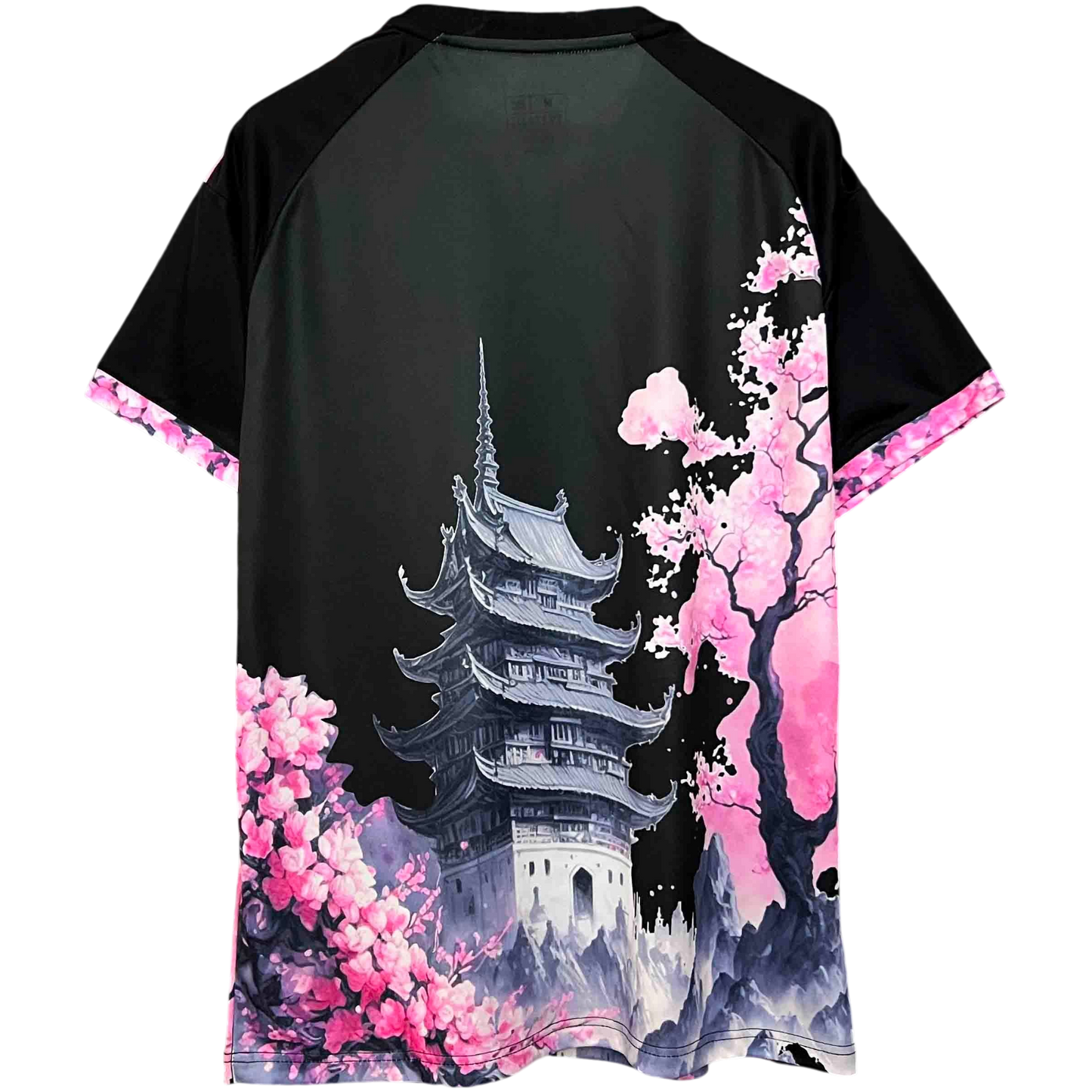 JERSEY BLACK ANIME JAPON DRAGON PINK