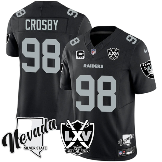 JERSEY LAS VEGAS RAIDERS ALTERNATIVO NEGRO NFL