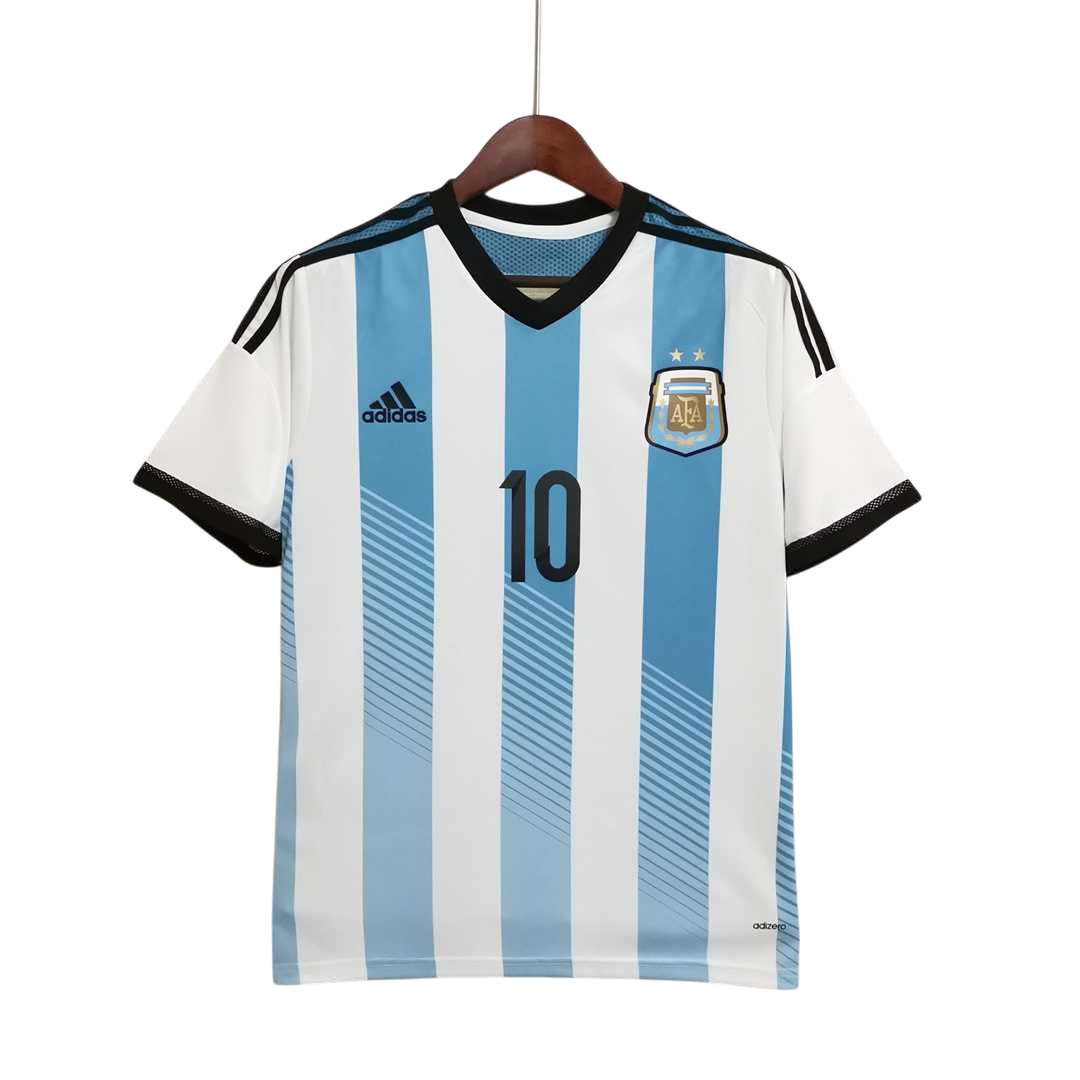 JERSEY RETRO ARGENTINA 2014 LOCAL Y VISITA