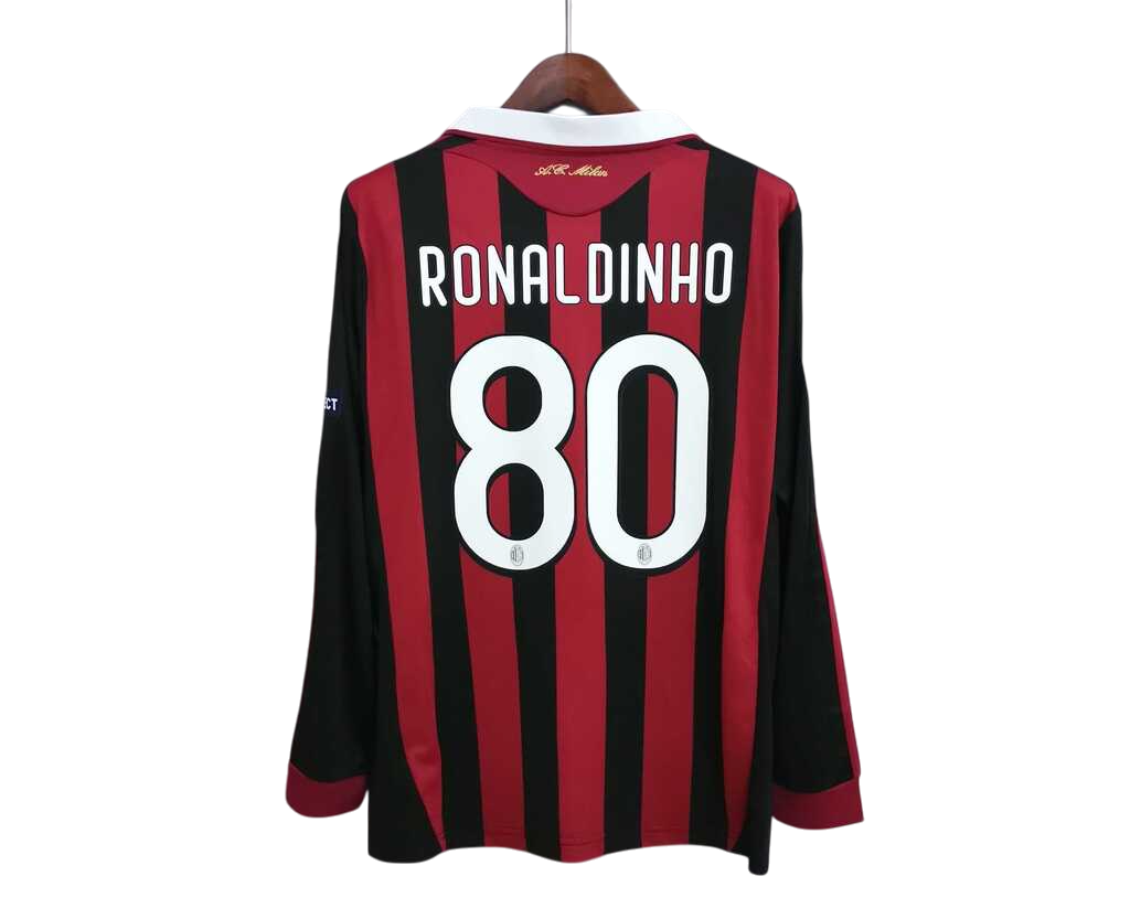 JERSEY RETRO AC MILAN 09/10 LOCAL Y VISITA