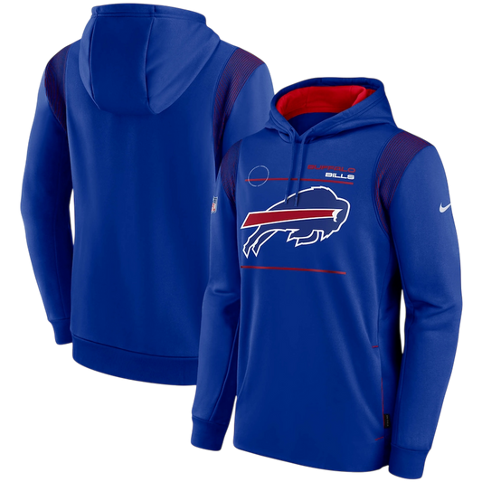 SUDADERA BILLS AZUL ESCUDO CENTRADO NFL