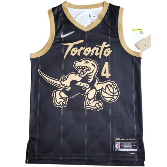 JERSEYS TORONTO RAPTORS NEGRO ORO NBA