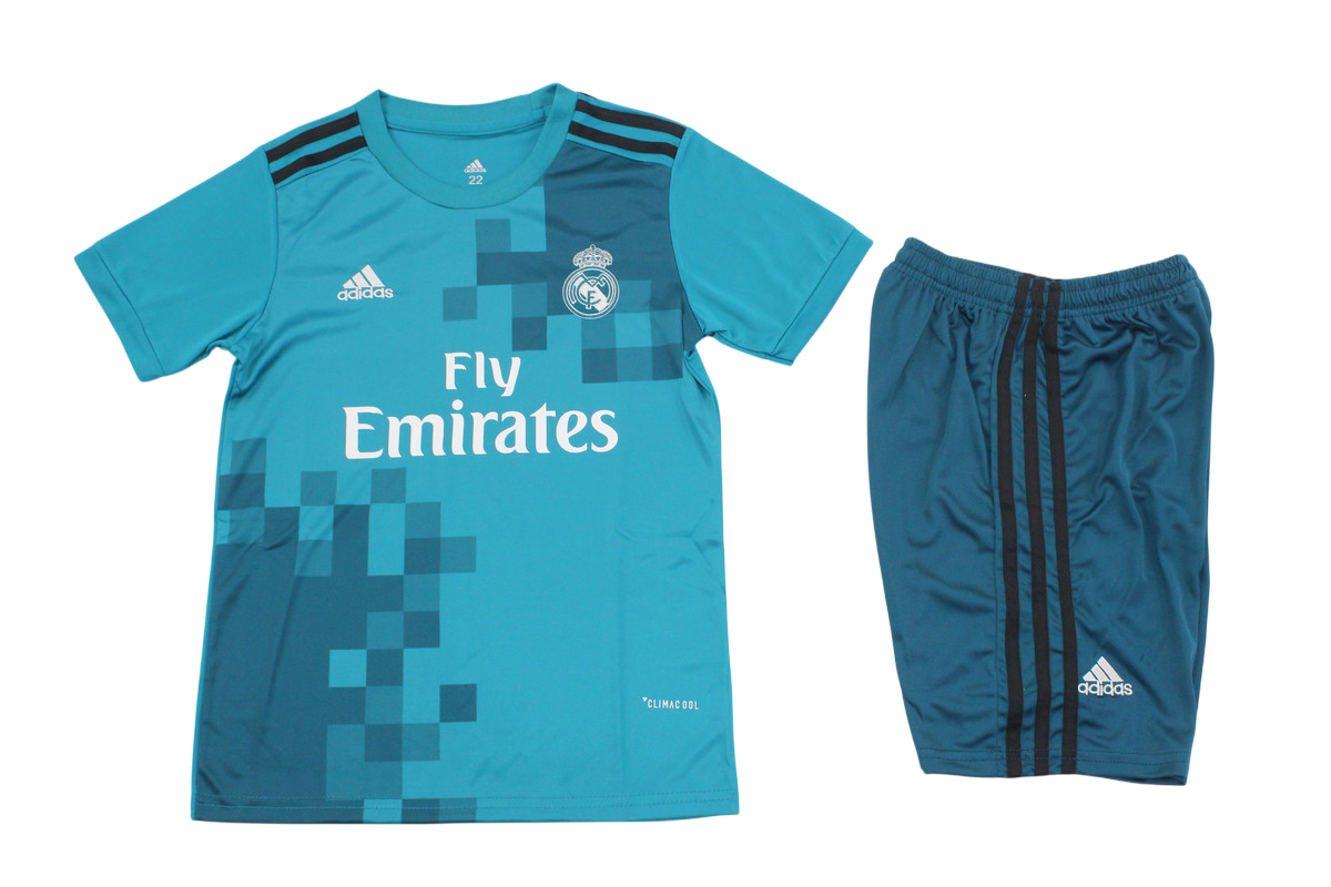 JERSEY RETRO PARA NIÑOS REAL MADRID LOCAL Y 3ER JERSY 17/18