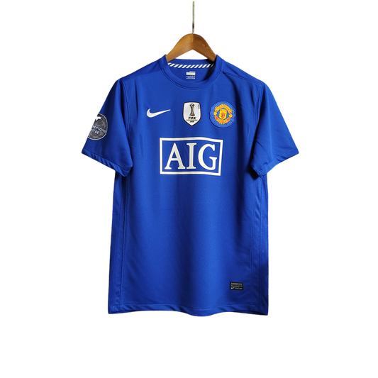 JERSEY RETRO MANCHESTER UNITED VISITA AZUL  08/09