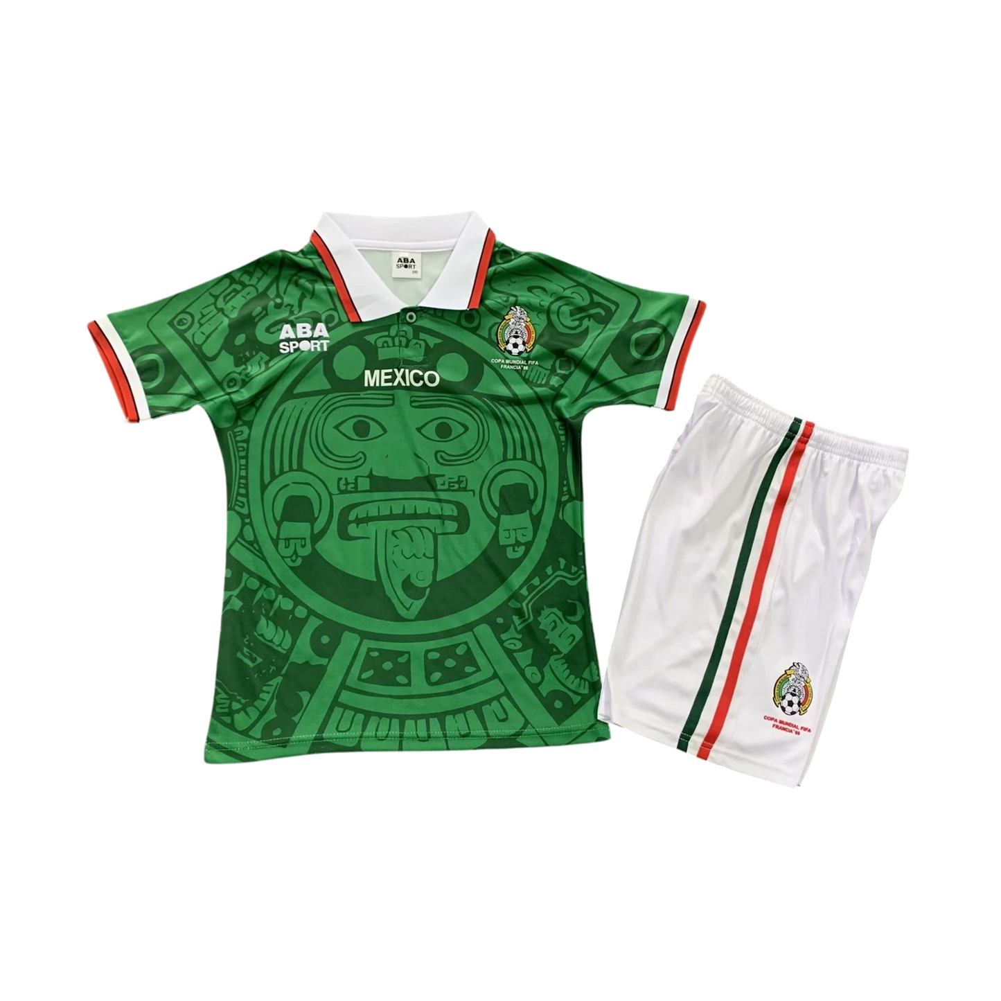 JERSEY RETRO PARA NIÑOS MEXICO 1998 LOCAL