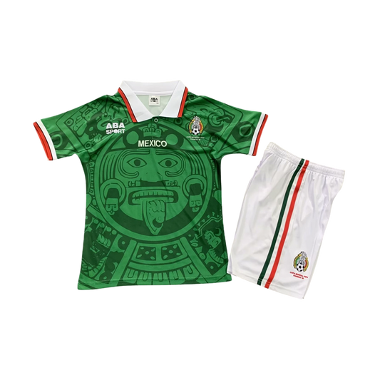 JERSEY RETRO PARA NIÑOS MEXICO 1998 LOCAL