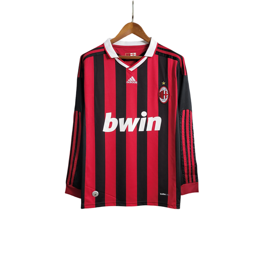 JERSEY RETRO AC MILAN 09/10 LOCAL Y VISITA