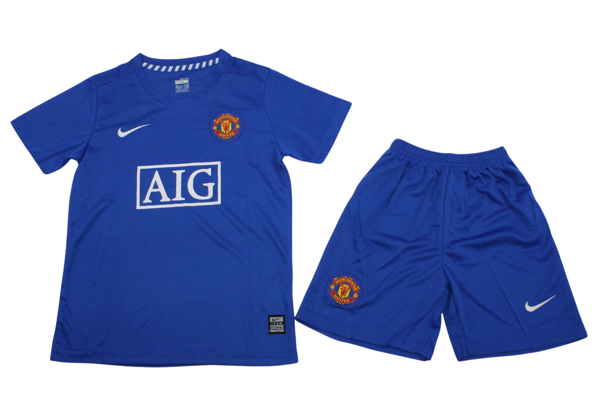 JERSEY RETRO PARA NIÑOS MANCHESTER UTD VISITA Y 3ER JERSEY 08/09