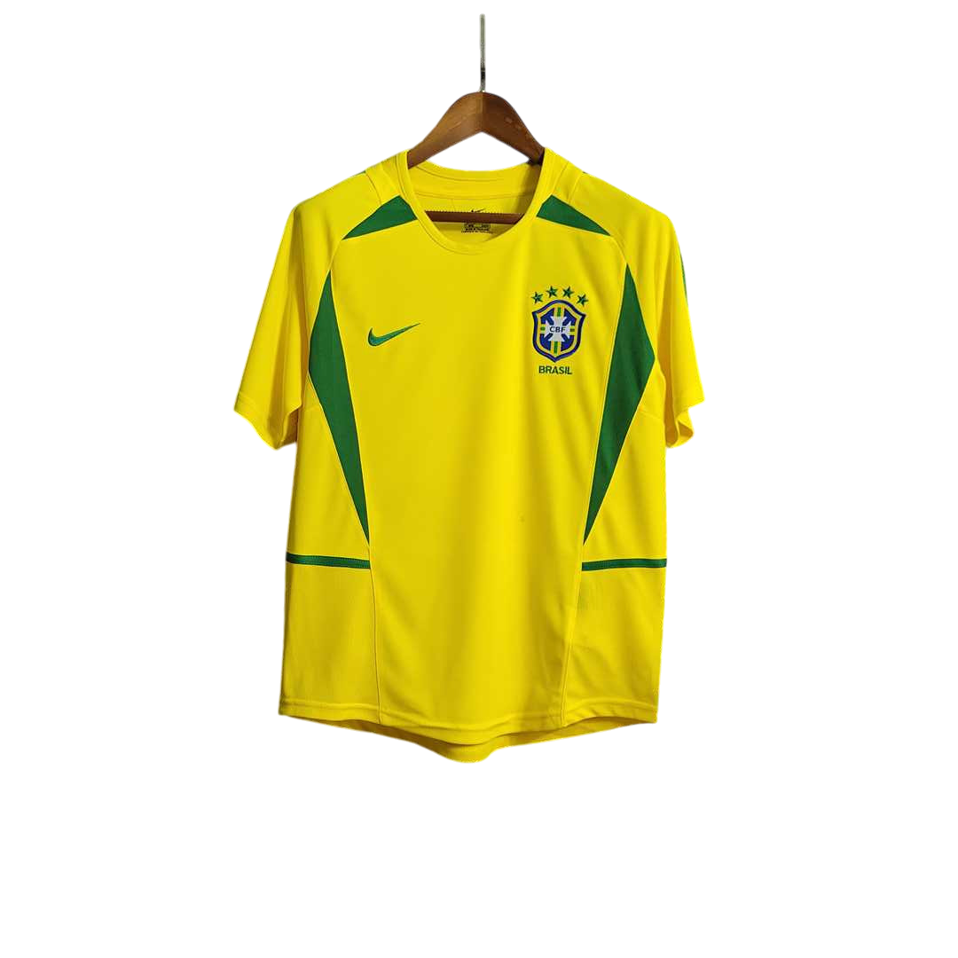 JERSEY RETRO BRASIL 2002 LOCAL Y VISITA