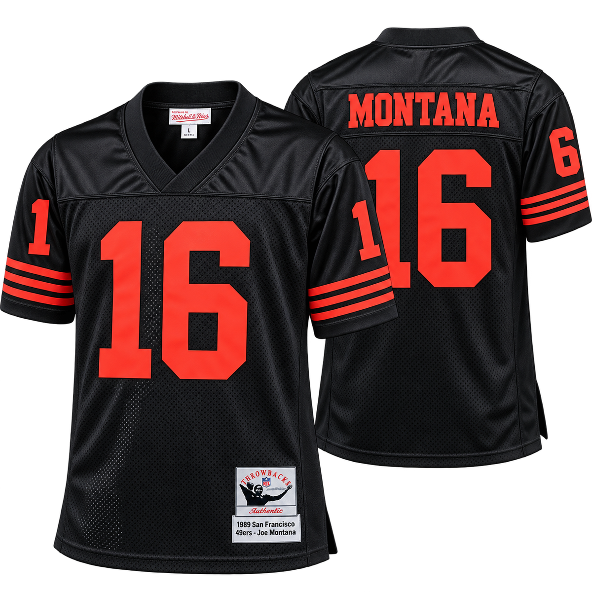 JERSEY 49ERS ALTERNATIVO NEGRO RETRO NFL