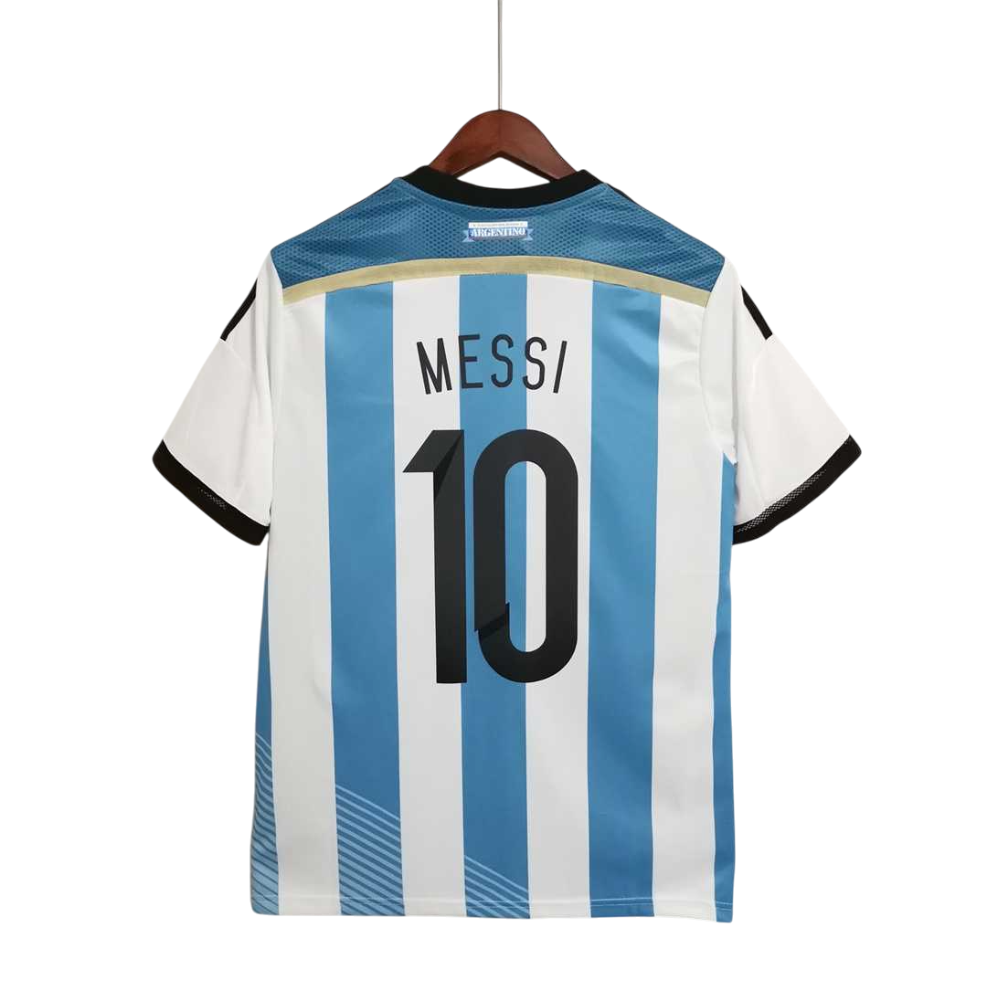 JERSEY RETRO ARGENTINA 2014 LOCAL Y VISITA