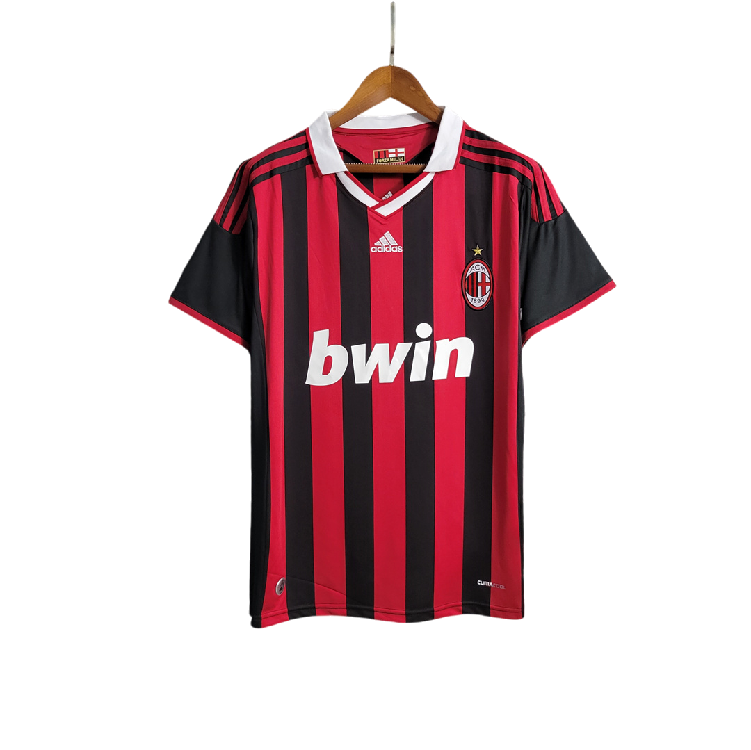 JERSEY RETRO AC MILAN 09/10 LOCAL Y VISITA