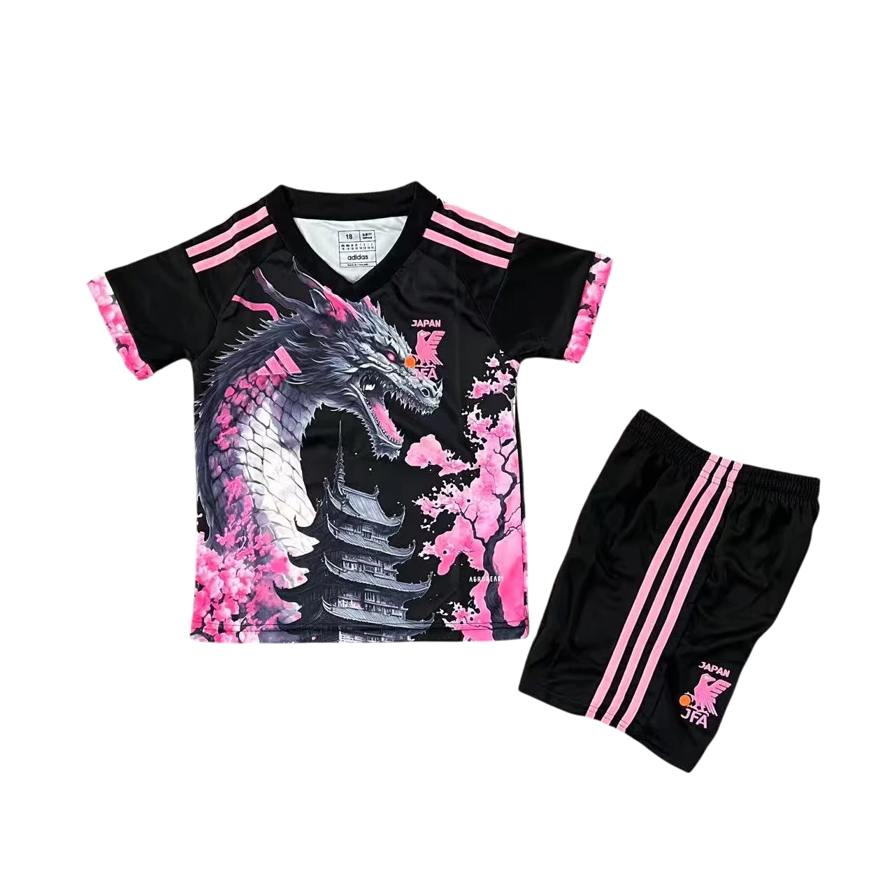 JERSEY ANIME JAPON NIÑOS DRAGON ROSA