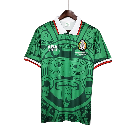 JERSEY RETRO MEXICO 1998 LOCAL VISITA Y 3ER JERSEY