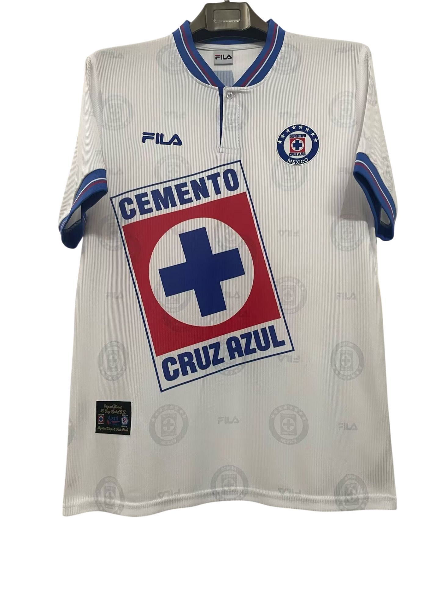 JERSEY CRUZ AZUL RETRO LOCAL Y VISITA 97/98
