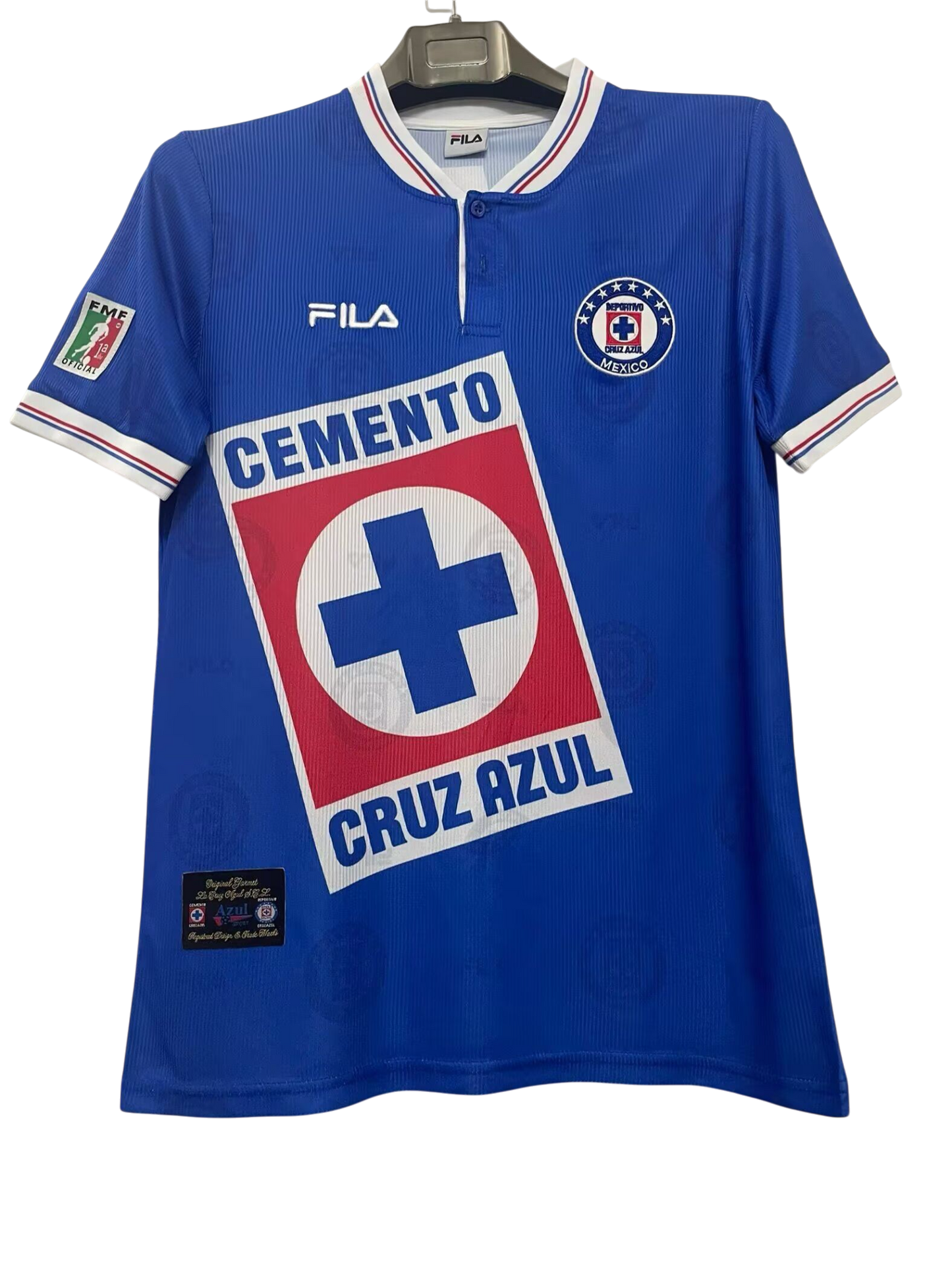JERSEY CRUZ AZUL RETRO LOCAL Y VISITA 97/98