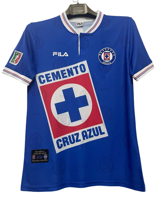JERSEY CRUZ AZUL RETRO LOCAL Y VISITA 97/98