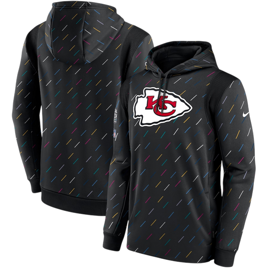 SUDADERA NEGRA KANSAS CITY CHIEFS NFL