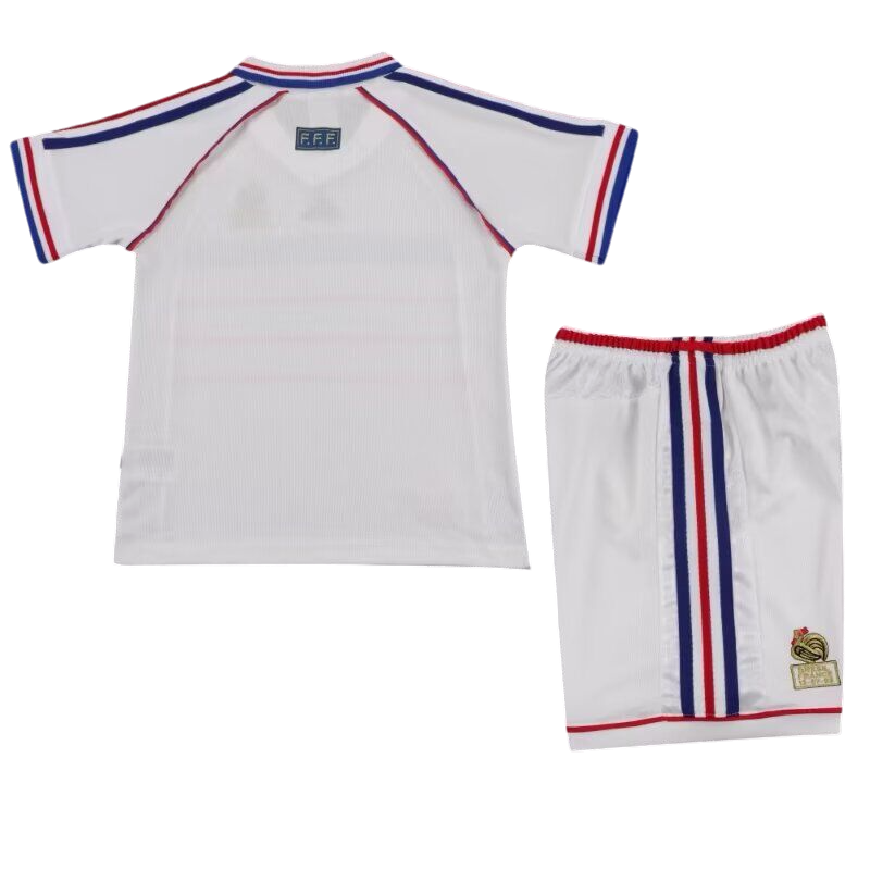 JERSEY RETRO PARA NIÑOS FRANCIA 1998 LOCAL Y VISITA