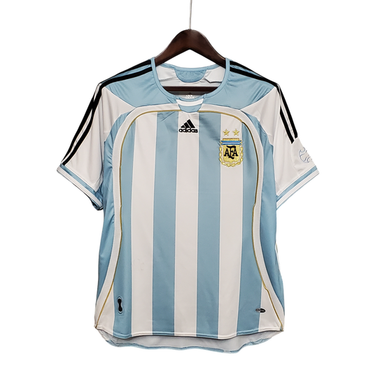 JERSEY RETRO ARGENTINA 2006 LOCAL Y VISITA