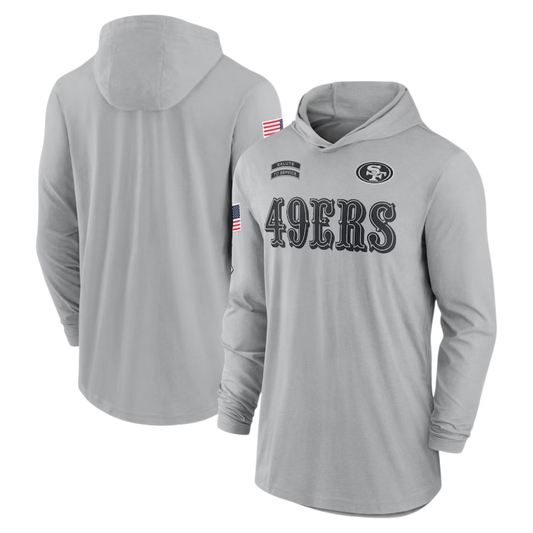 PLAYERA GRIS PARA ENTRENO 49ERS NFL