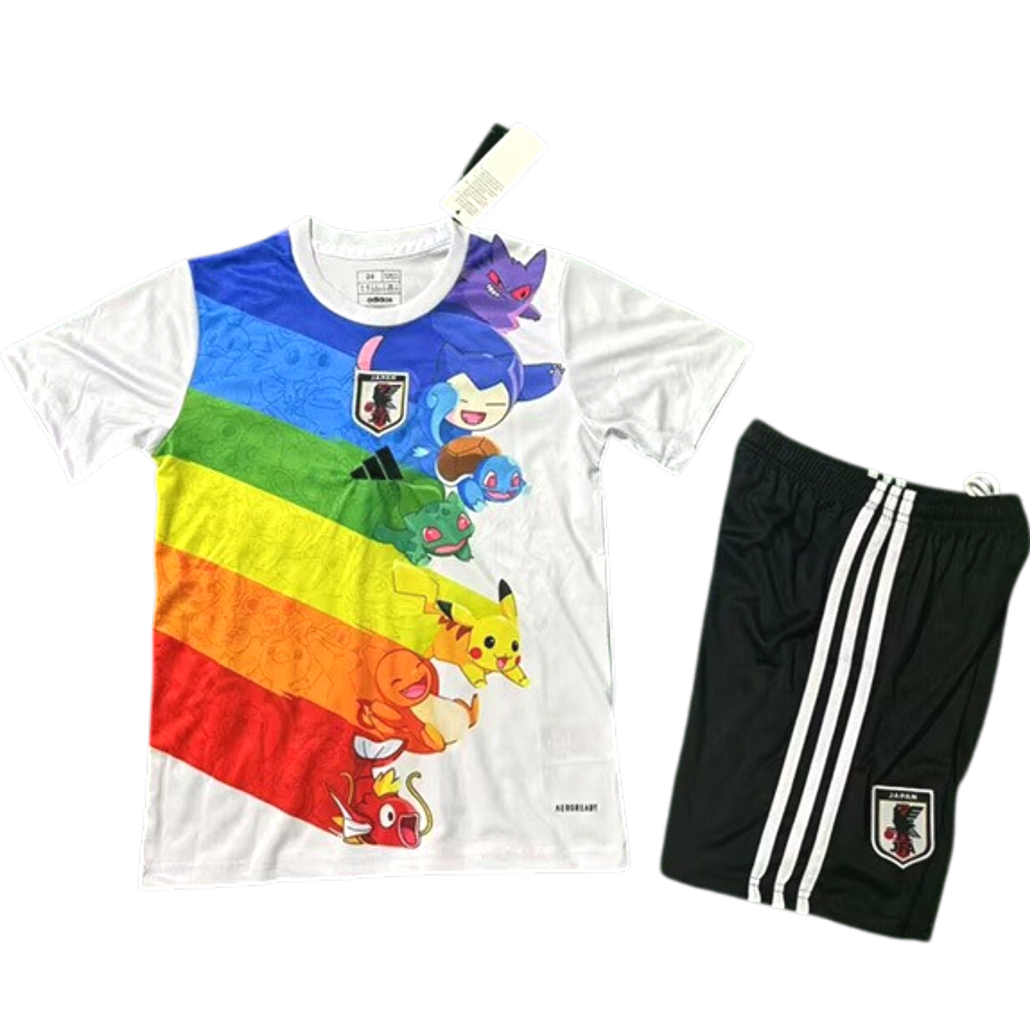JERSEY BLANCO ANIME JAPON NIÑOS POKEMON
