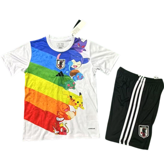 JERSEY BLANCO ANIME JAPON NIÑOS POKEMON
