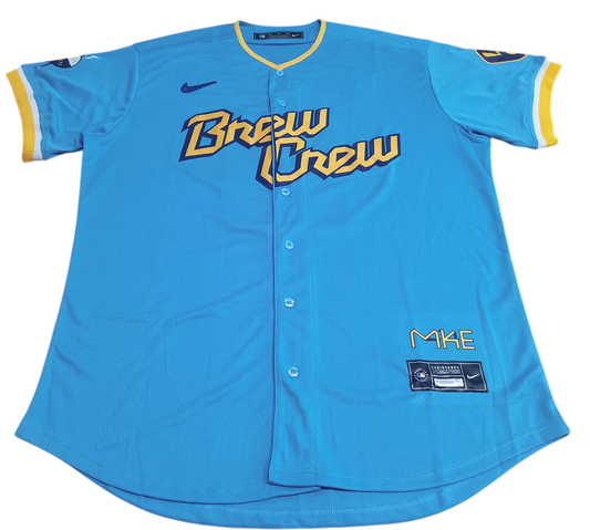 JERSEY BREWERS MLB HOMBRES